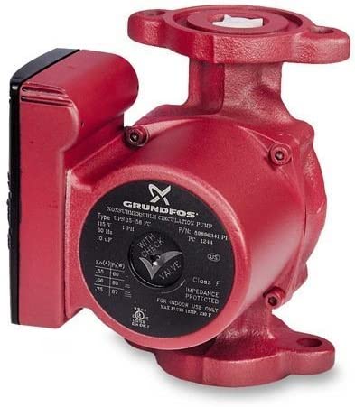 Grundfos 3-Speed Pump Hot Water Circulator Pump Model UPS 15-58 FC; 115V by Bell & Gossett