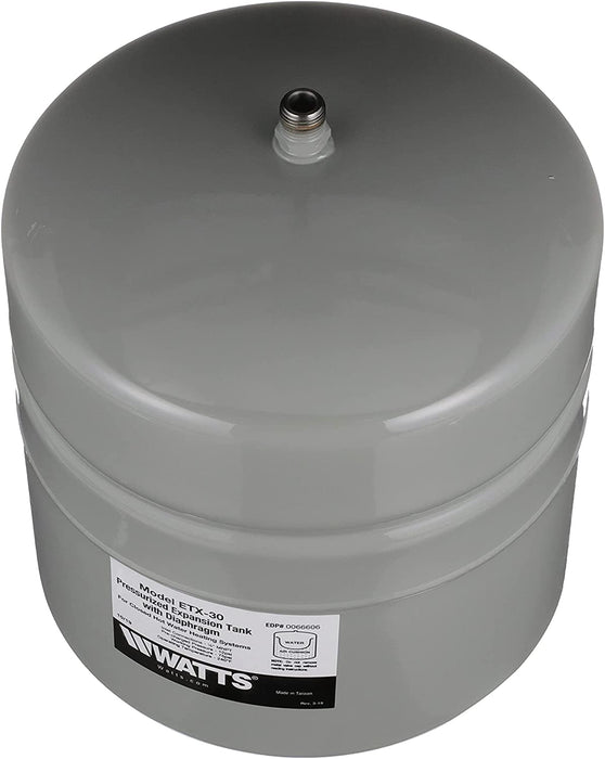 Watts ET-30 4.7-Gallon Non-Potable Expansion Tank for Closed-Loop Systems