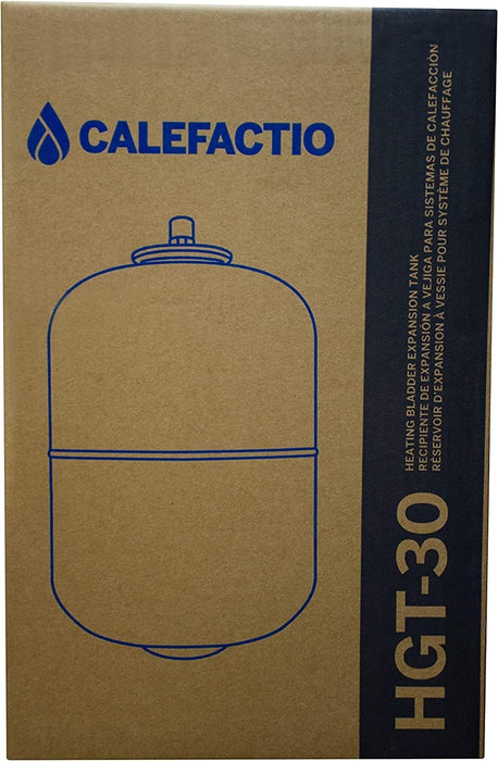 Calefactio HGT-30 Non-Potable Thermal Expansion Tank for Water and Glycol Radiant Floor and Other Closed-Loop Heating Application - 4.8 gallons, Grey