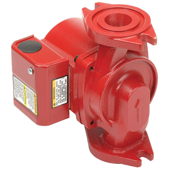 Bell & Gossett NRF-22 Wet Rotor Circulator Pump, Single Speed, Flange Connection, 115V, 92W, Cast Iron